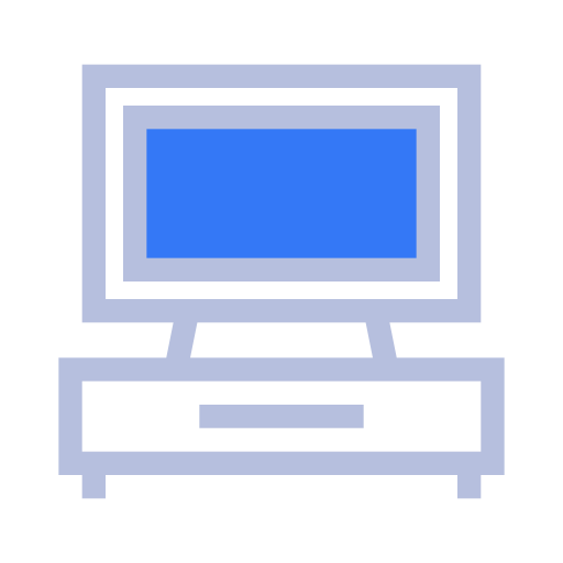 mesa de televisión Generic color lineal-color icono