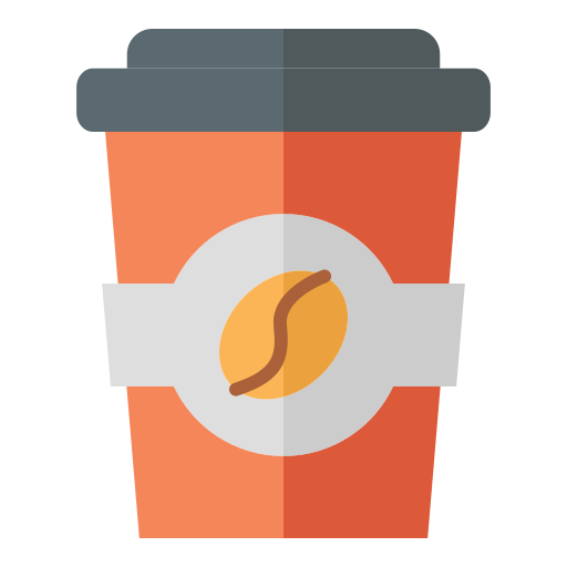 taza de café Generic color fill icono