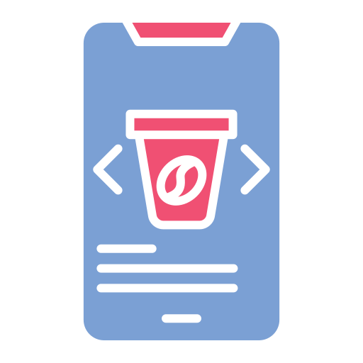Coffee app Generic color fill icon