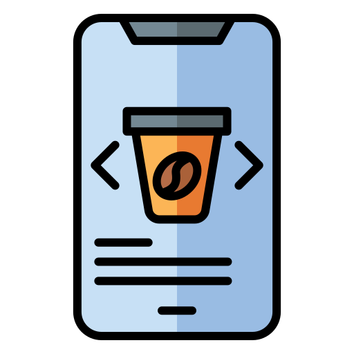 Coffee app Generic color lineal-color icon