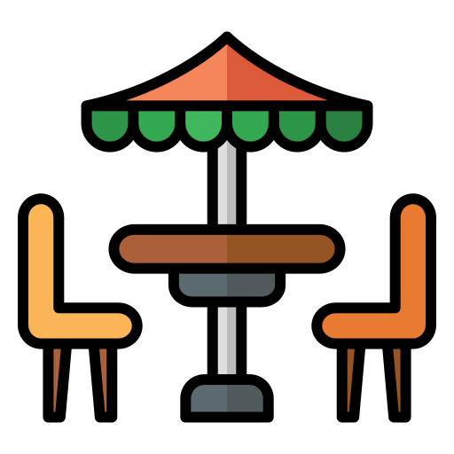 Patio Generic color lineal-color icon