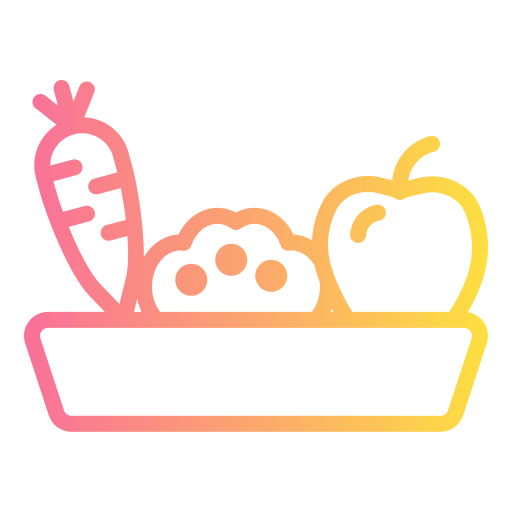 zdrowe jedzenie Generic gradient outline ikona