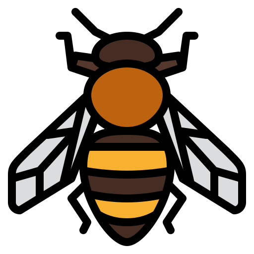 abeja Generic color lineal-color icono