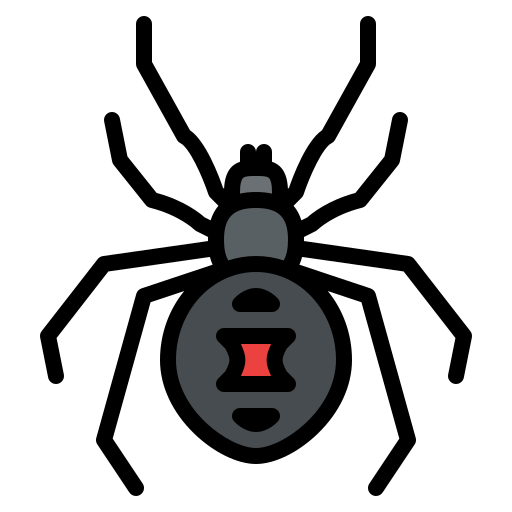ragno vedova nera Generic color lineal-color icona