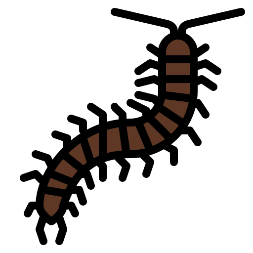 Centipede Generic color lineal-color icon