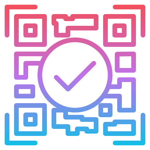 qr-code betalen Generic gradient outline icoon