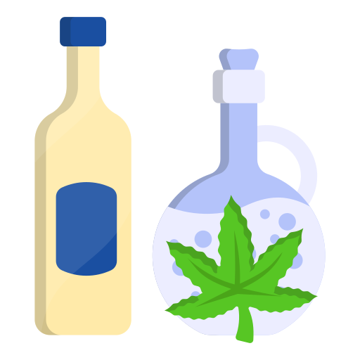 Cannabis oil Generic color fill icon