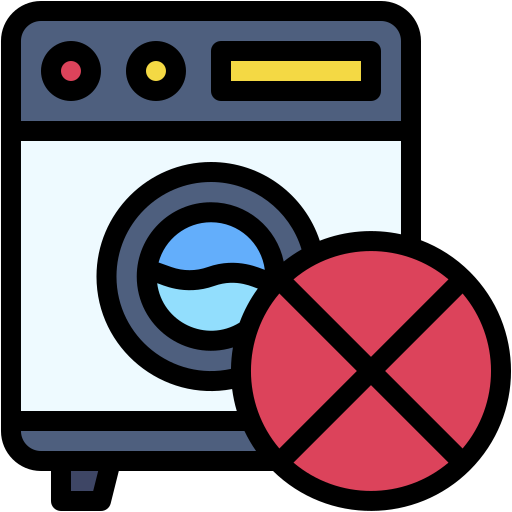 nessun lavaggio Generic color lineal-color icona