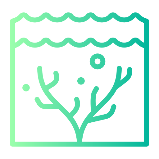 Coral reef Generic gradient outline icon