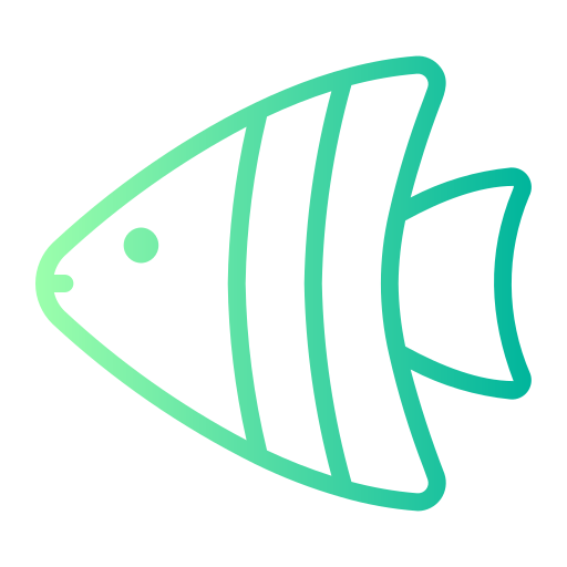 poisson Generic gradient outline Icône
