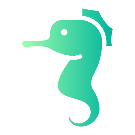 Seahorse Generic gradient fill icon