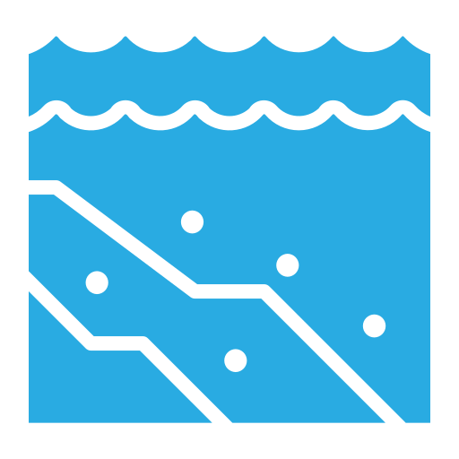 Sea floor Generic color fill icon