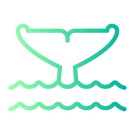 鯨 Generic gradient outline icon