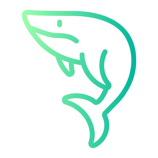 鯨 Generic gradient outline icon