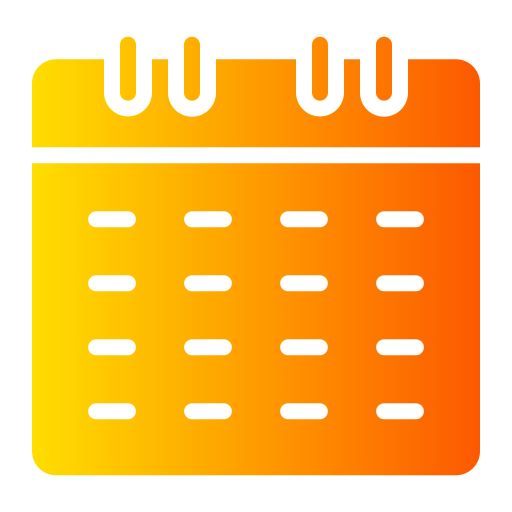 Календарь Generic gradient fill иконка