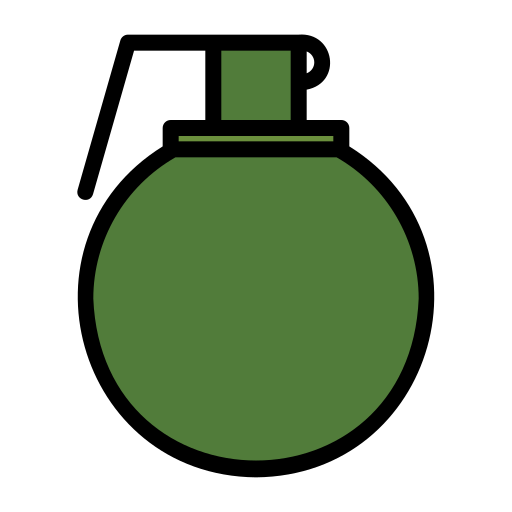 수류탄 Generic color lineal-color icon