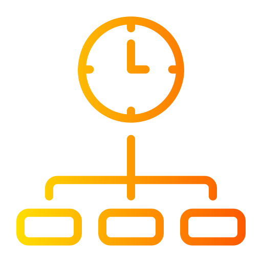 時間管理 Generic gradient outline icon