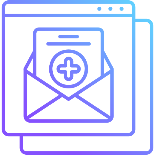 email Generic gradient outline icon