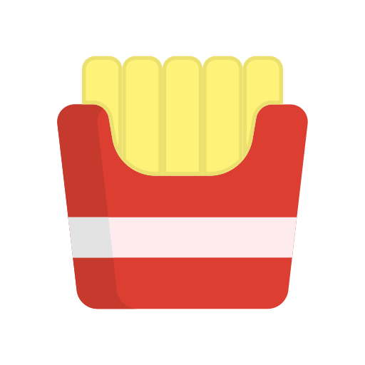 papas fritas Generic color fill icono
