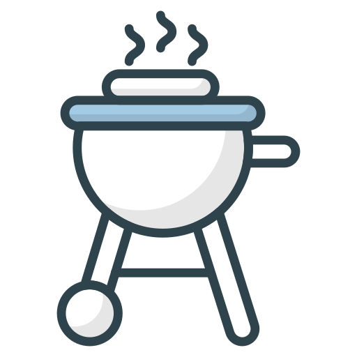 griglia per barbecue Generic color lineal-color icona