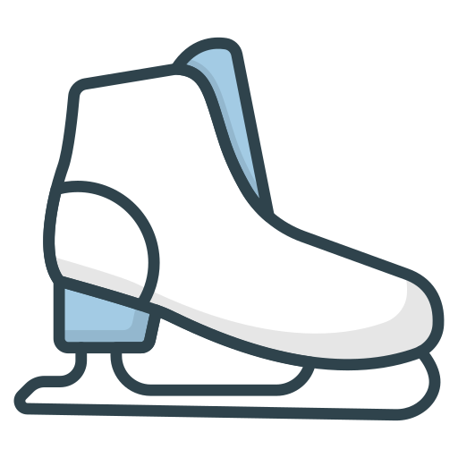 schaatsen Generic color lineal-color icoon