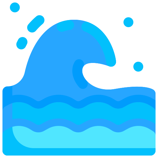 Wave Generic color fill icon