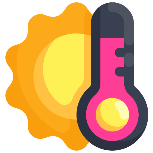 heiße temperatur Generic color fill icon