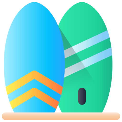 tavola da surf Generic gradient fill icona