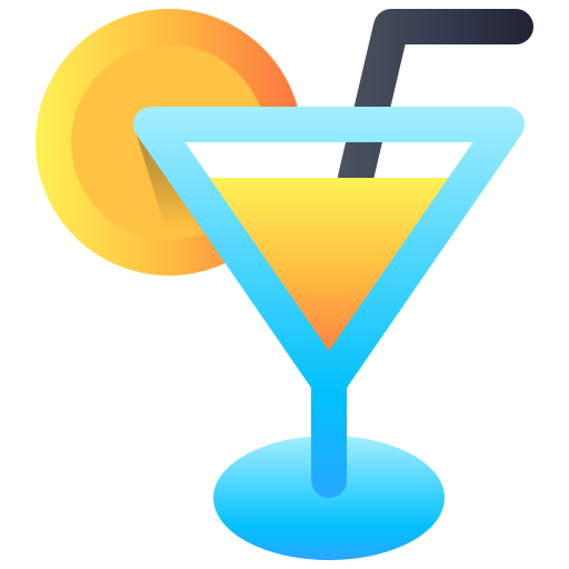 cocktail Generic gradient fill icoon