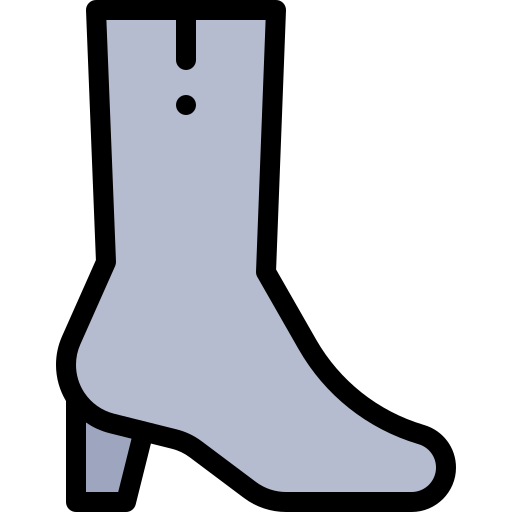 Boots Detailed Rounded Lineal color icon
