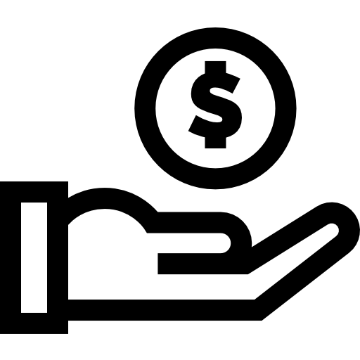 betaling Basic Straight Lineal icoon