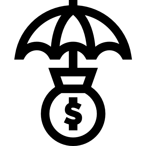 verzekering Basic Straight Lineal icoon