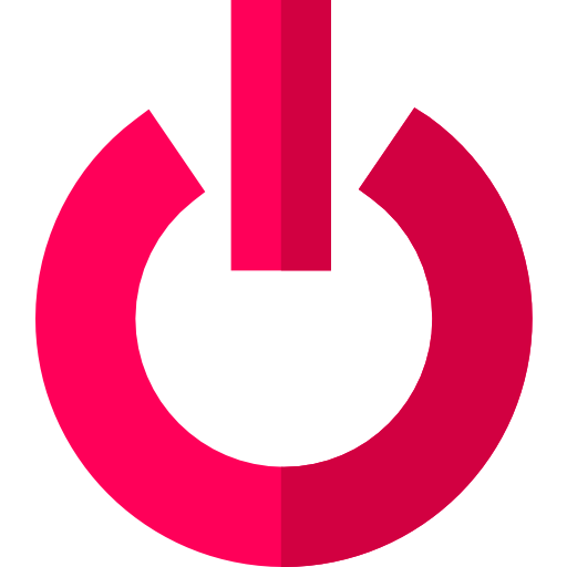 Power Basic Straight Flat icon