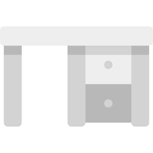 Desk Kawaii Flat icon