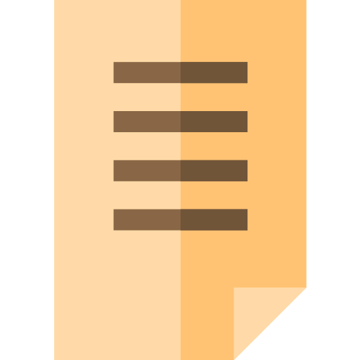 plik Basic Straight Flat ikona