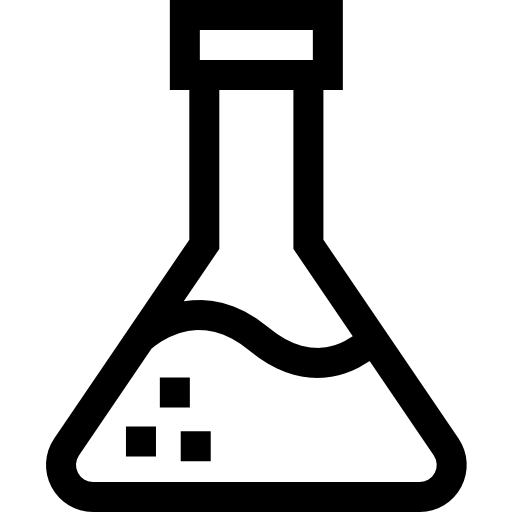 química Basic Straight Lineal icono