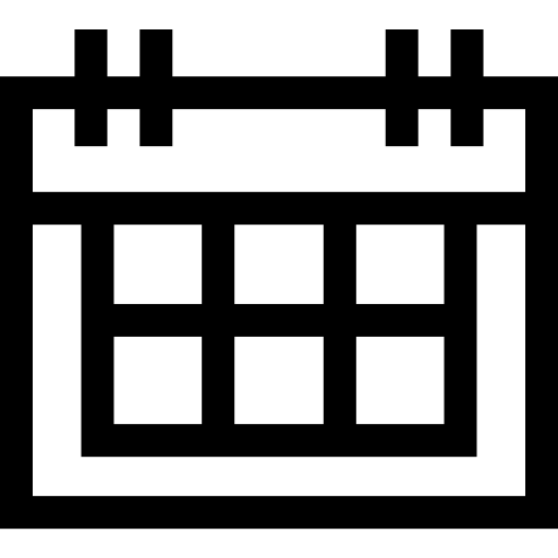 시간표 Basic Straight Lineal icon