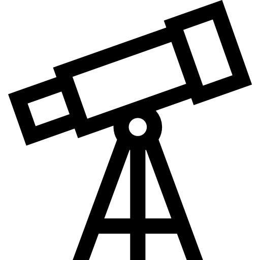 telescopio Basic Straight Lineal icono