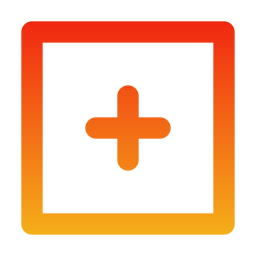 plus Generic gradient outline icon