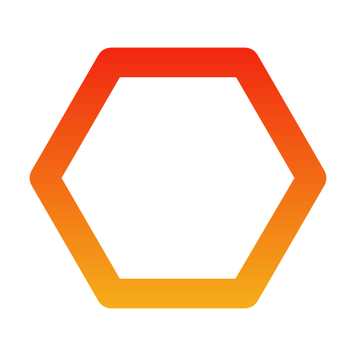 polygon Generic gradient outline icon