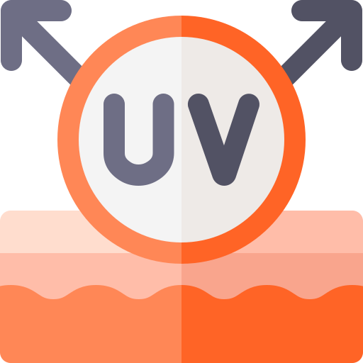 uv-schutz Basic Rounded Flat icon
