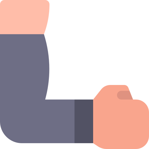Arm sleeve Basic Rounded Flat icon