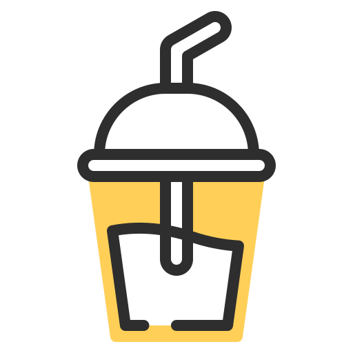 caffè ghiacciato Generic color lineal-color icona