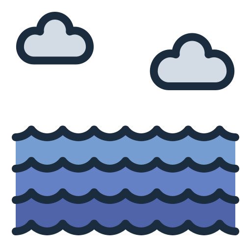Ocean Generic color lineal-color icon