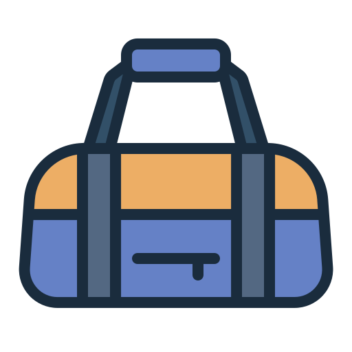 Duffle bag Generic color lineal-color icon