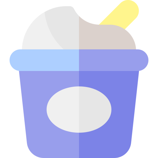 Yogurt Basic Rounded Flat icon