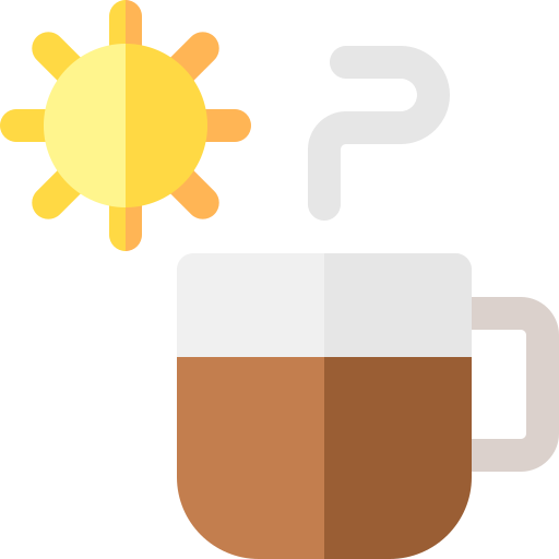 コーヒー Basic Rounded Flat icon