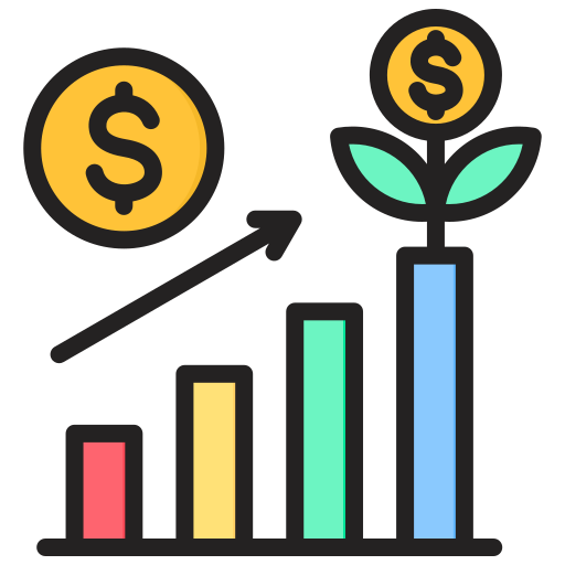 croissance de l'entreprise Generic color lineal-color Icône