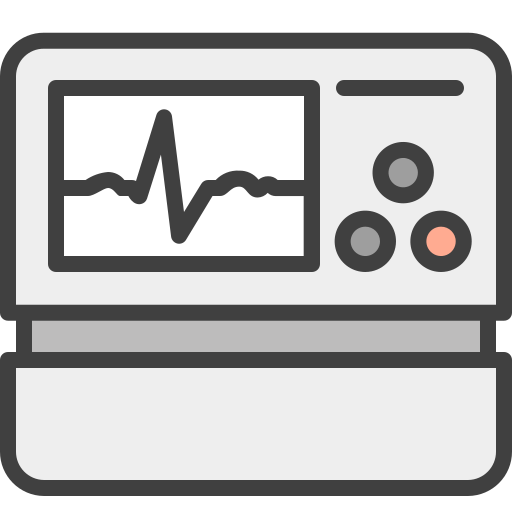 schermo del battito cardiaco Generic color lineal-color icona