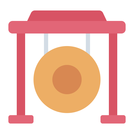 Gong Generic color fill icon
